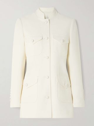 + the Vanguard Raja Wool-Crepe Jacket