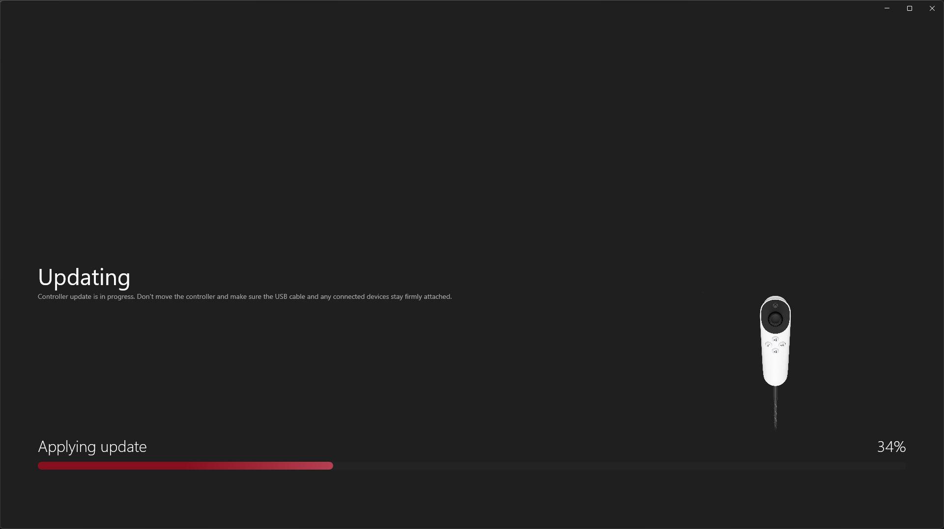 Xbox Adaptive Joystick settings in Xbox Accessories app on Windows 11
