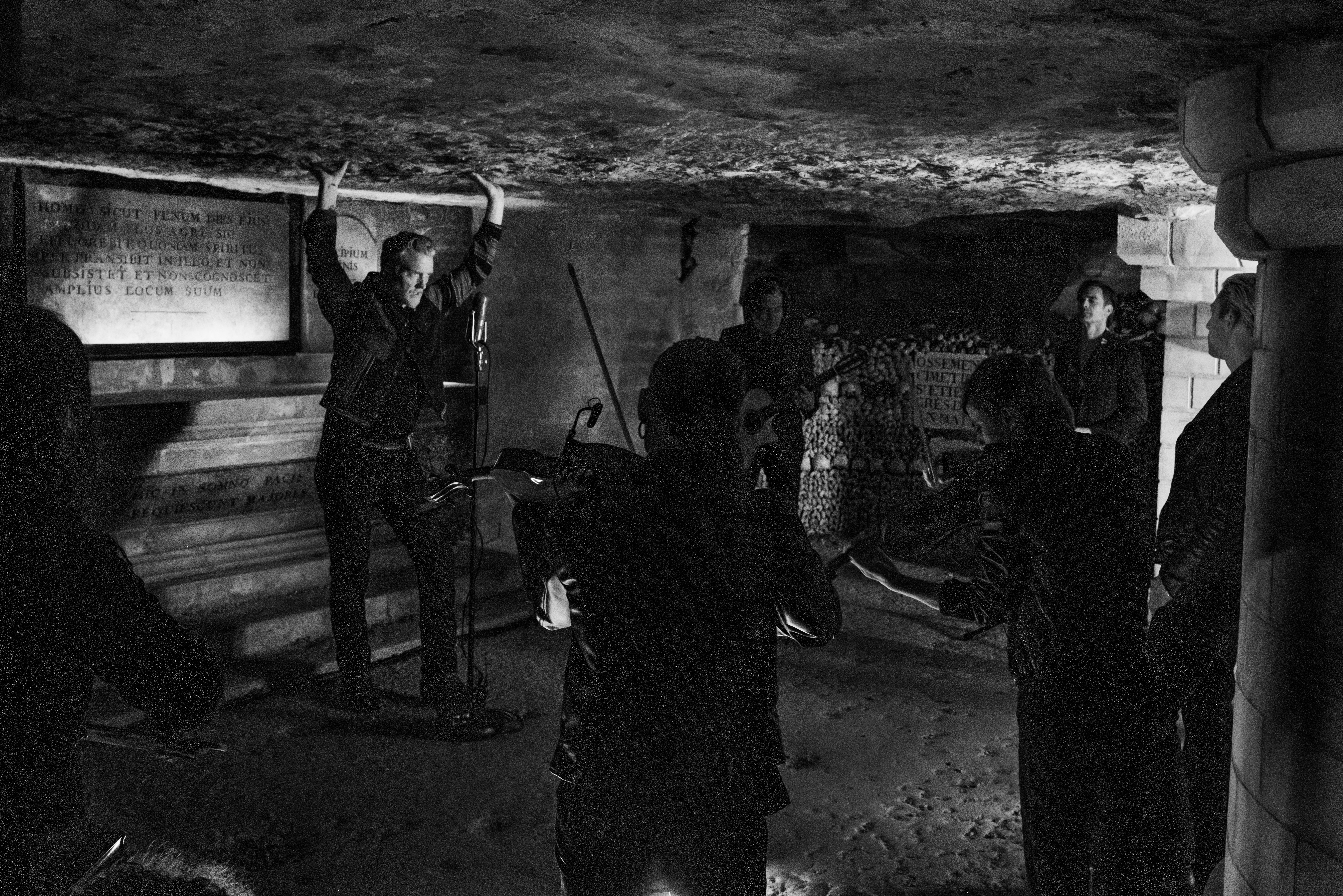 Josh Homme Queens of the Stone Age Paris Catacombs