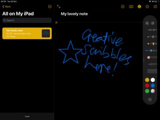 Handwriting on the iPad: Shape recognition