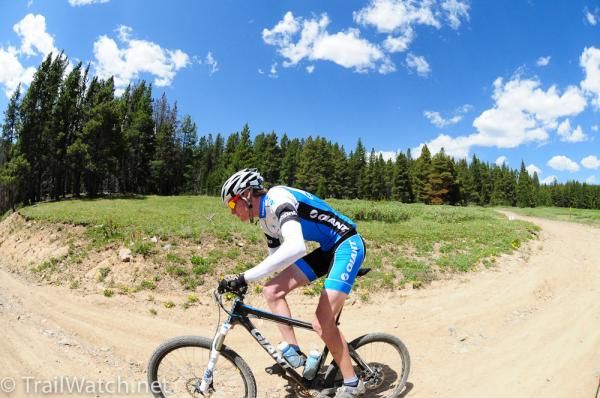 Mitch Peterson (Giant) atop Lincoln Hill.