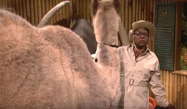 Watch Tracy Morgan Bust Out Brian Fellow's Safari Planet In SNL Return ...