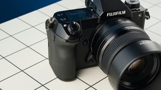 The Fujifilm GFX100S II grip