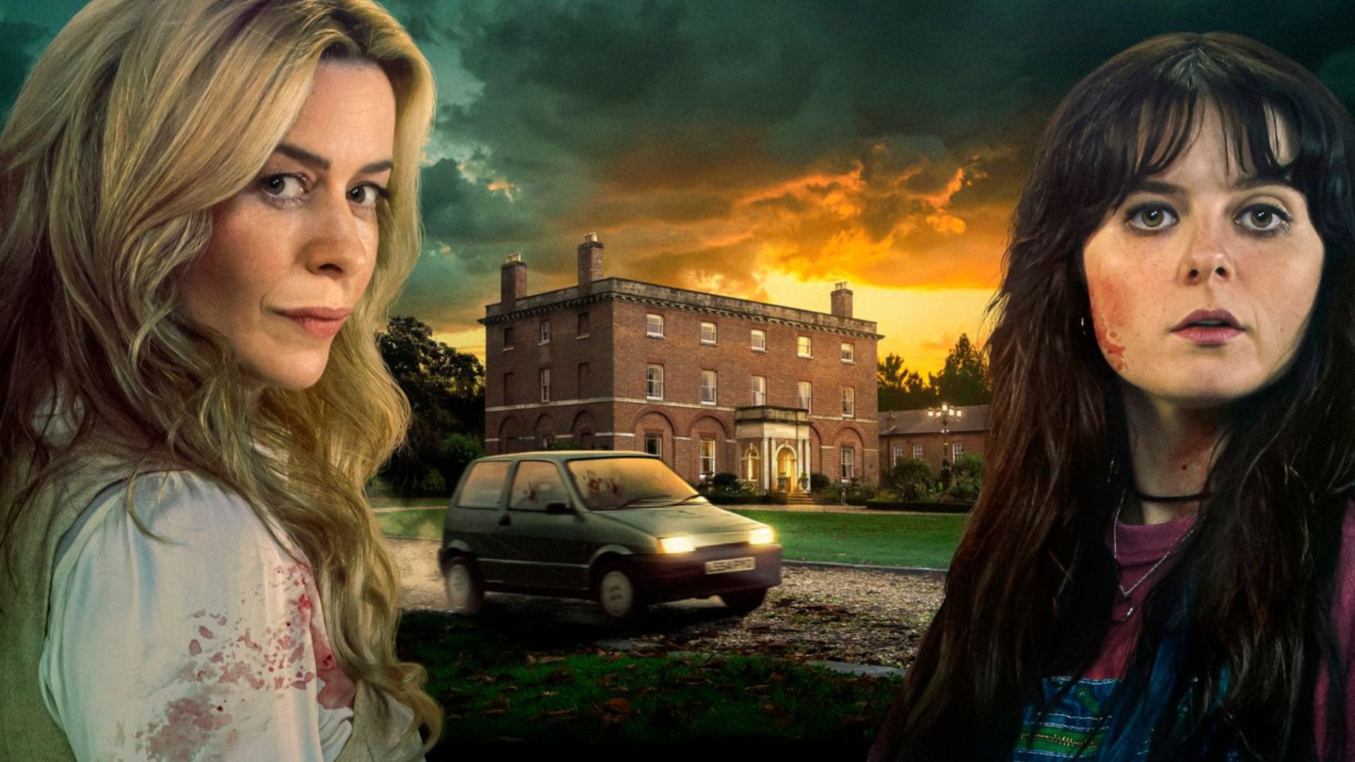 a promotional image for The Guest which shows the two leading actors