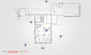 Floor plan of swiss family home
