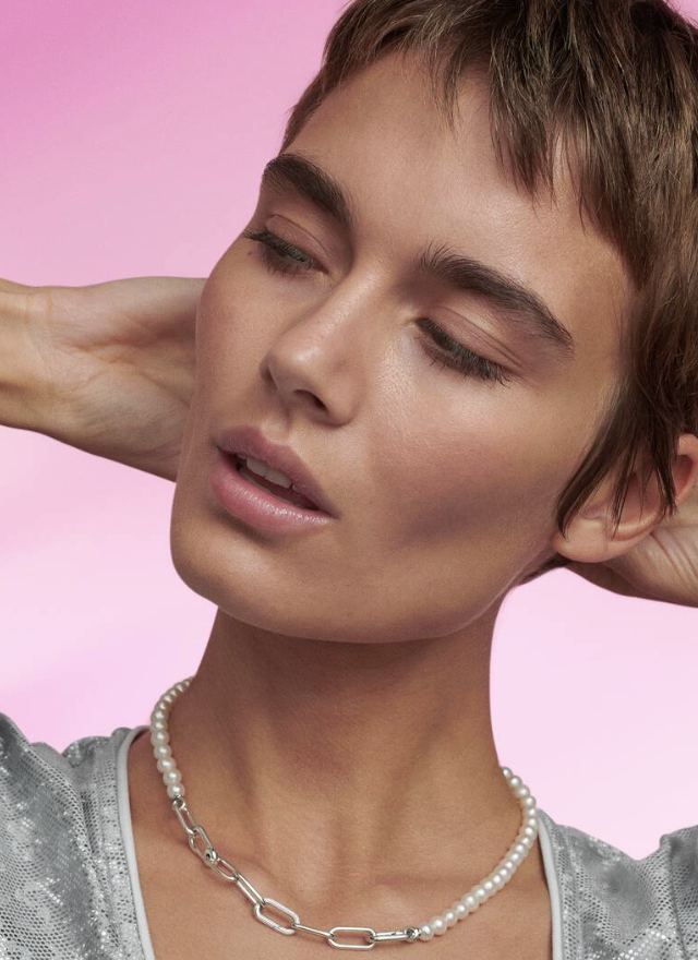 Pandora, Pandora ME Treated Freshwater Cultured Pearl Necklace