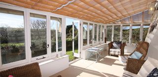 Devon cottage conservatory