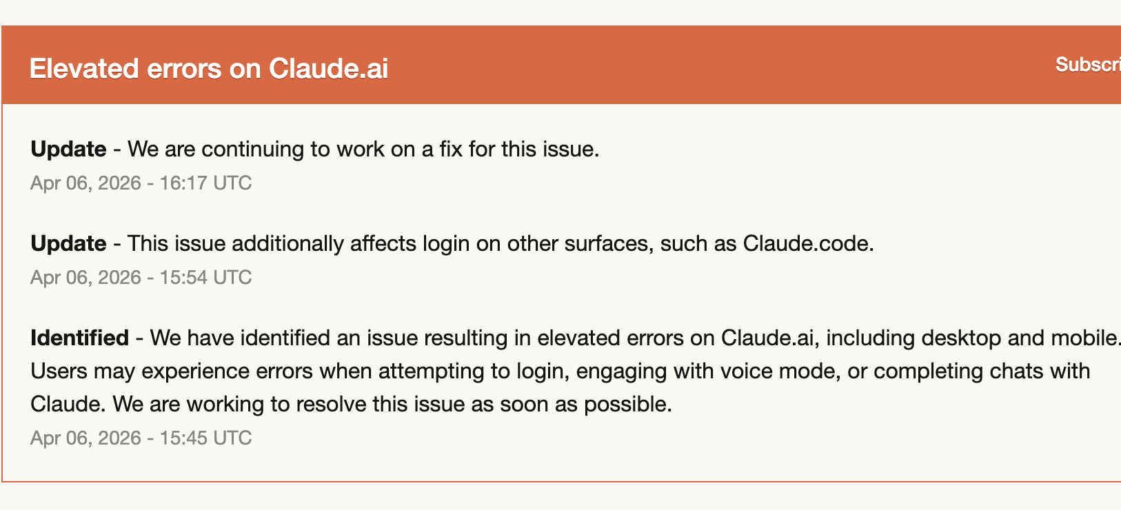 Anthropic Claude status