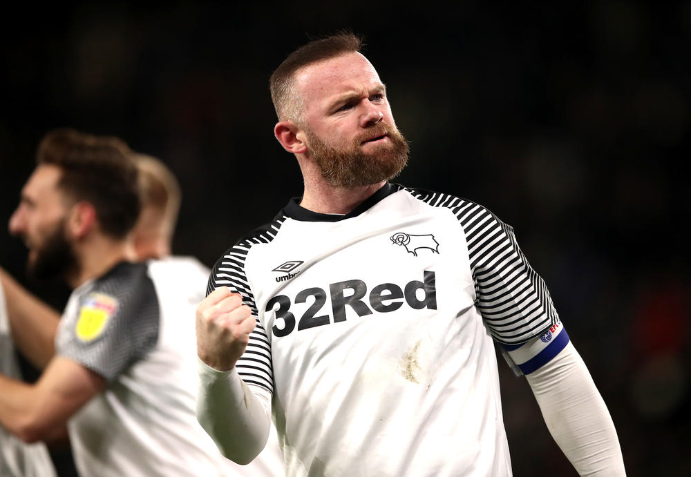 Wayne Rooney set to lead Derby against former club Manchester United ...