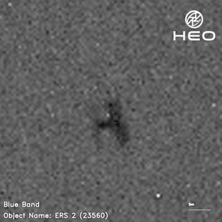 Commercial imaging company HEO Robotics captured images of the European Space Agency's ERS-2 satellite as it falls towards Earth's atmosphere on Feb. 14, 2024.