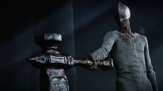 The Duskbloods character holding hammer