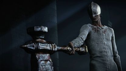 The Duskbloods character holding hammer