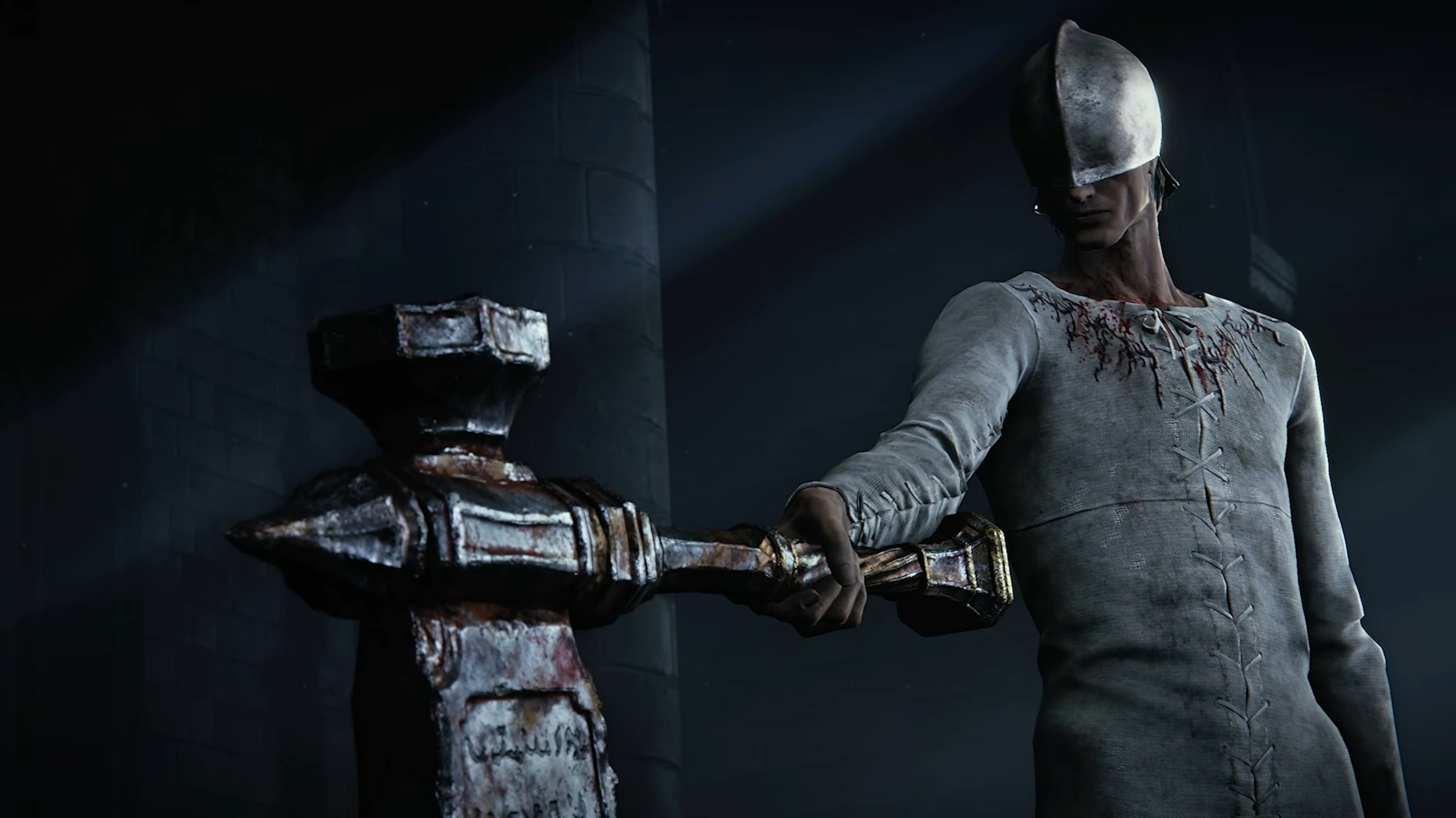 The Duskbloods character holding hammer