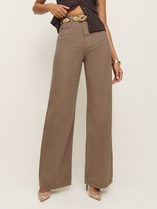 Cary High Rise Slouchy Wide Leg Jeans