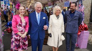 Charles and Camilla in the EastEnders Jubilee episode