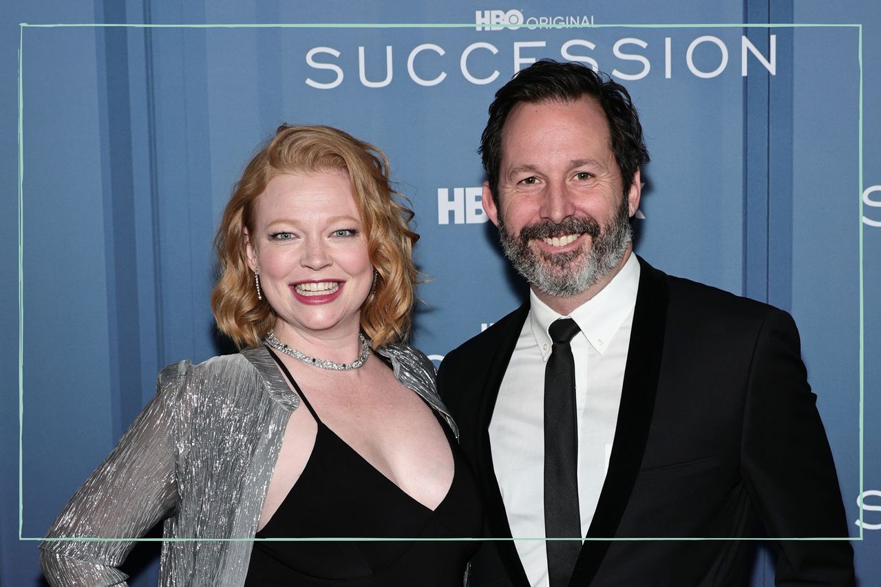 Succession star Sarah Snook and husband Dave Lawson - Succession star Sarah Snook gives birth