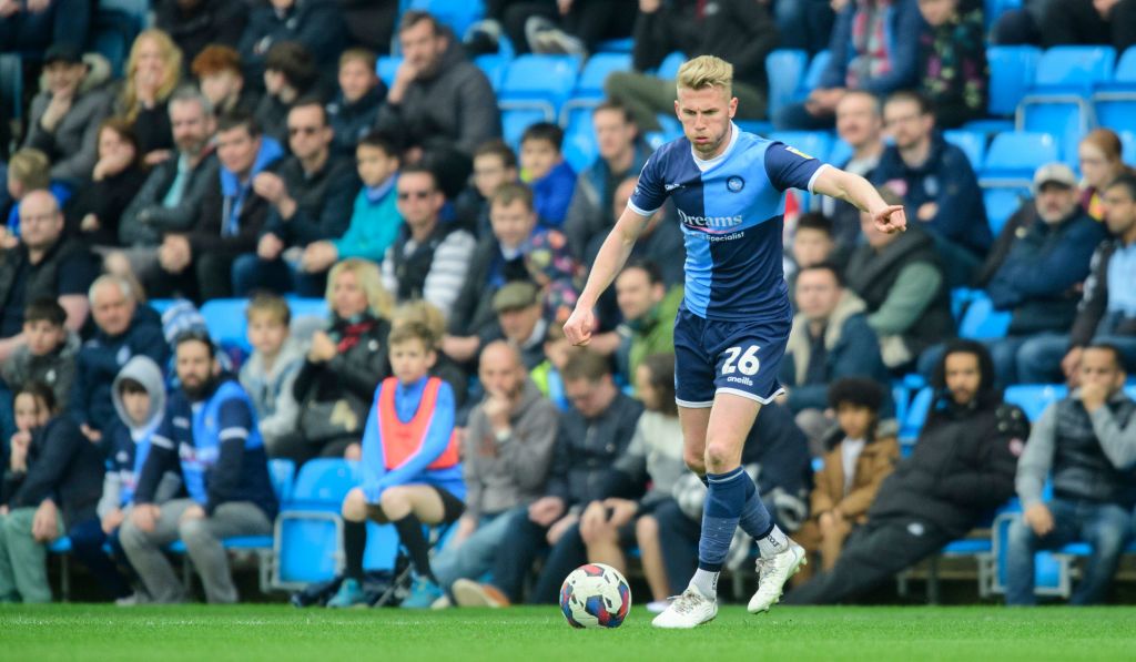 Wycombe Wanderers season preview 2023/24 Jason McCarthy during the Sky Bet League One between Wycombe Wanderers and Lincoln City at Adams Park on April 22, 2023 in High Wycombe, United Kingdom. (Photo by Chris Vaughan - CameraSport via Getty Images)