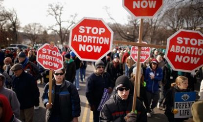 The annual "March for Life" anti-abortion rally in Washington, D.C.