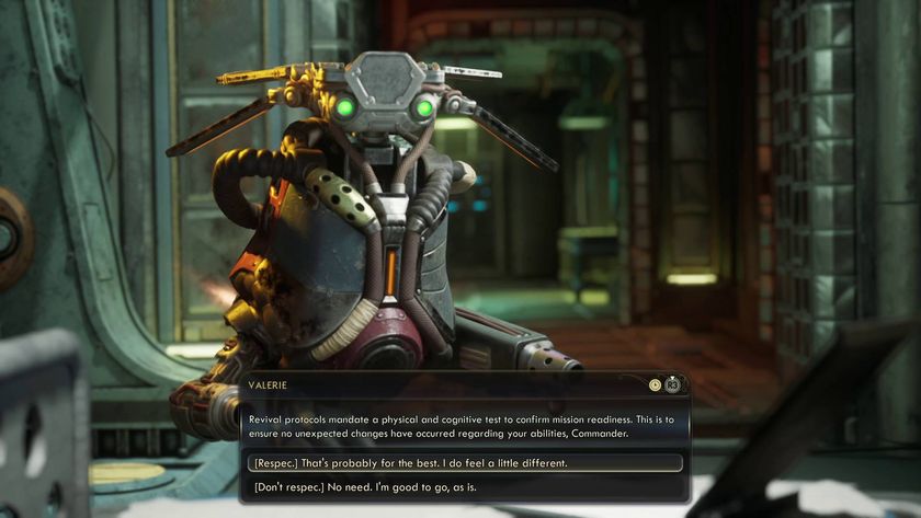 The Outer Worlds 2 respec dialogue option when talking to VAL