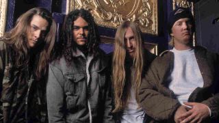 Kyuss posing for a photograph in 1992