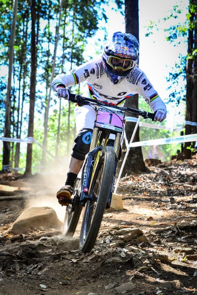 It was a tough week for GT Factory Racing Team rider and current UCI MTB Downhill World Champion Rachel Atherton who had been battling flu the whole week but still managed to ride her way to a solid second place finish