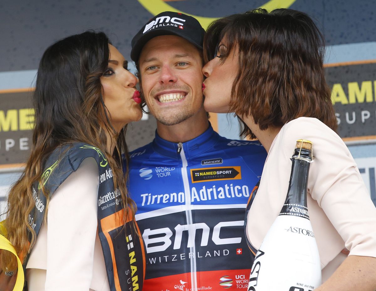 Daniel Oss (BMC Racing) in the lead in Tirreno-Adriatico
