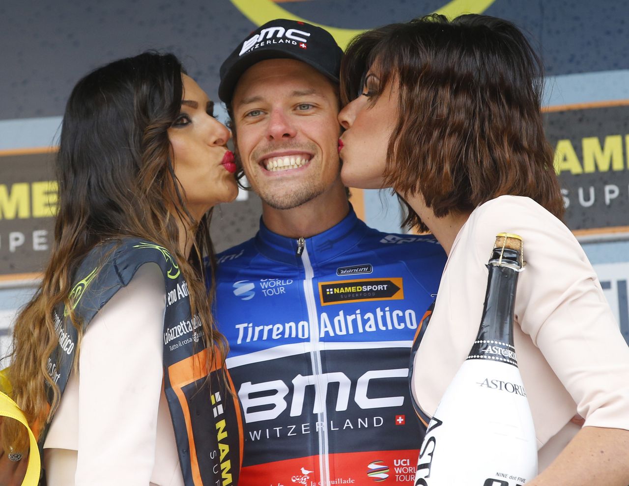Daniel Oss (BMC Racing) in the lead in Tirreno-Adriatico