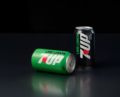 7UP cans