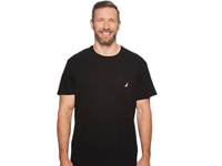 Nautica Men's Solid Crew Neck Short-Sleeve Pocket T-Shirt