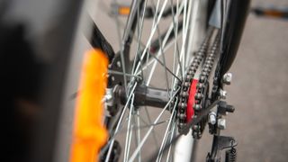 Chain detail on the Buffalo S2 bike at the Eurobike show