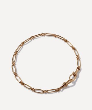 14ct Gold Knuckle Classic Link Chain Bracelet