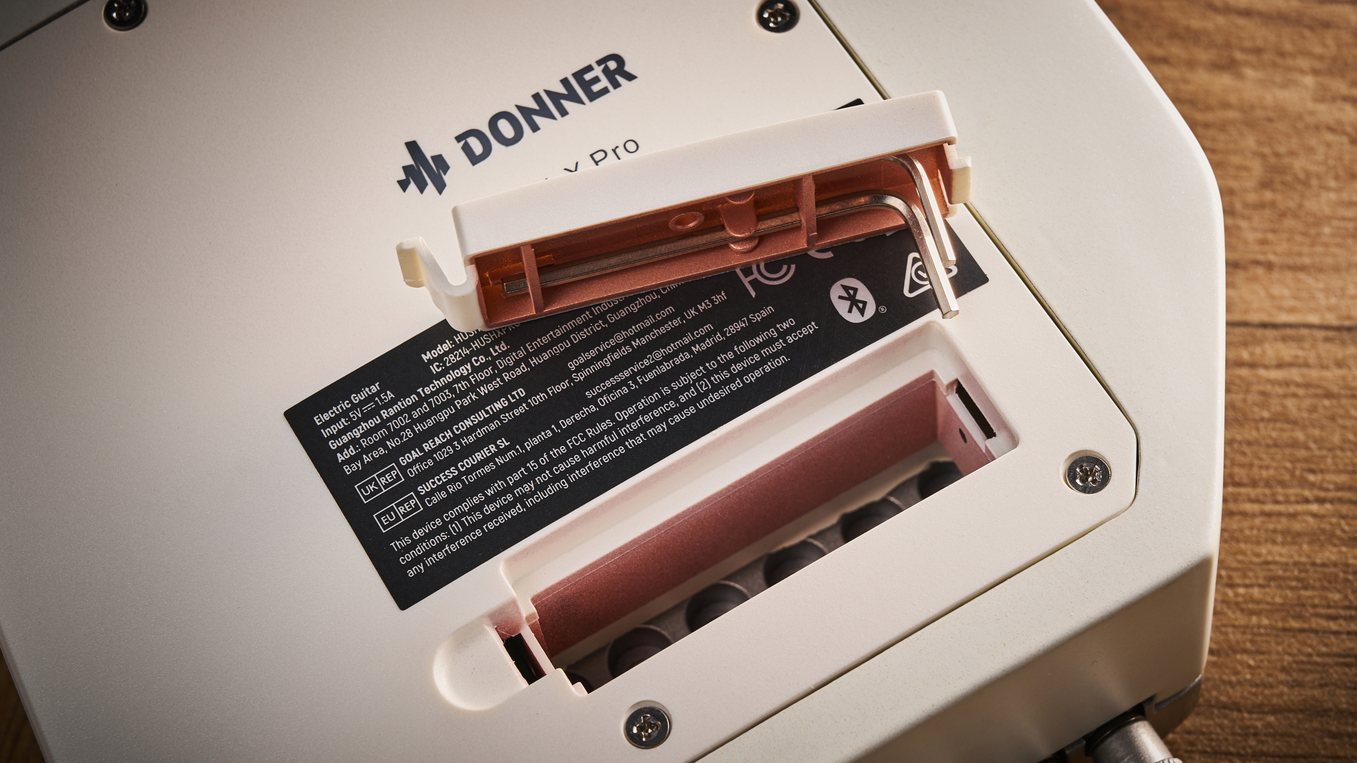 Donner Hush X Pro on wood floor