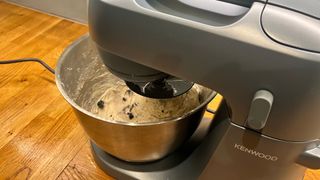 Image of olive bread dough in Kenwood Go Stand Mixer