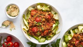 Mindful Chef's Smoky Tempeh bolognaise and veggie noodles