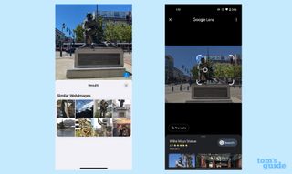 iOS 15 visual look up vs. Google Lens