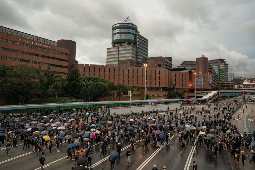 Hong Kong protests.