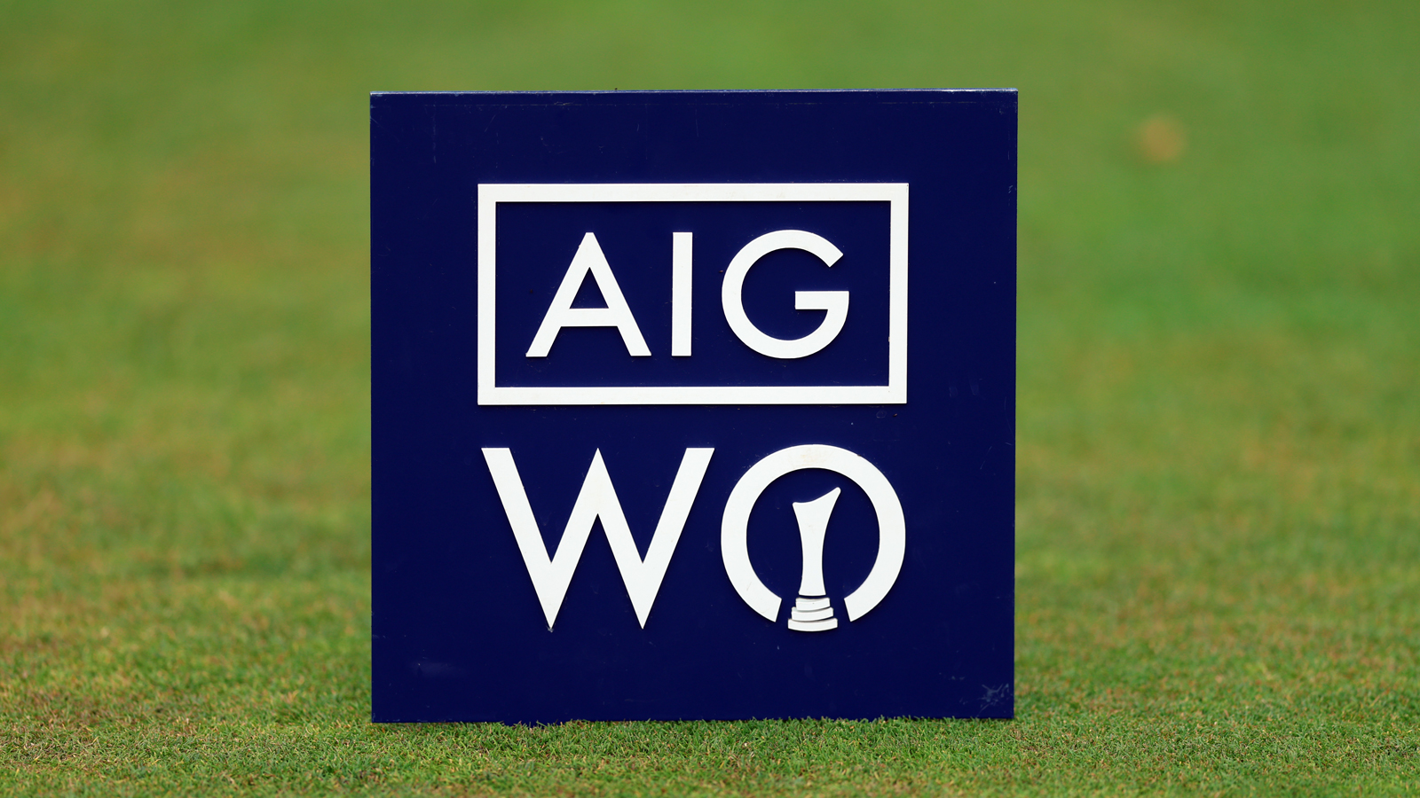 An AIG Women's Open tee marker