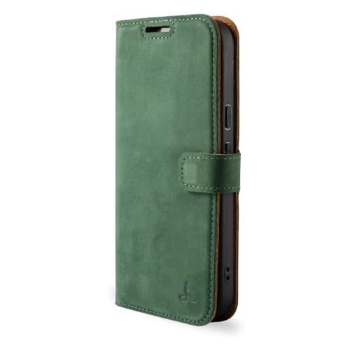 Leather Wallet Case, green