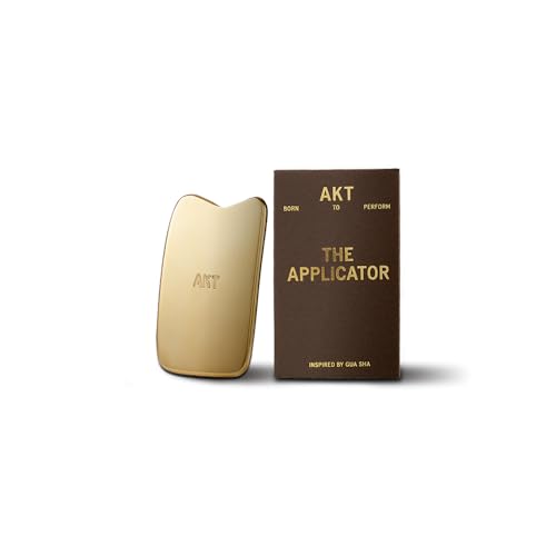 Akt, the Applicator. Inspired by Gua Sha for Improved Micro-Circulation. 100% Plastic Free — Made From Premium Quality Brass. Use to Apply Your Akt Natural Deodorant Balm