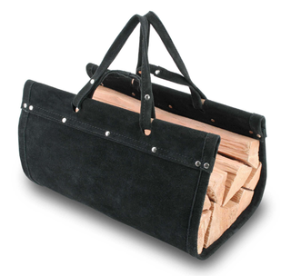 Leather Firewood Carrier