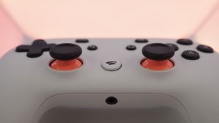 Google Stadia controller orange colorway