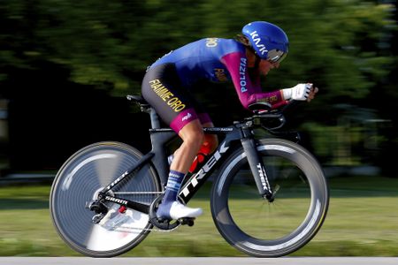 National Championship Italy 2020 Women Time Trial Bassano del Grappa Cittadella 352 km 21082020 Elisa Longo Borghini ITA Fiamme Oro photo Luca BettiniBettiniPhoto2020