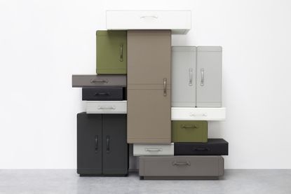 Standalone wardrobes in stack