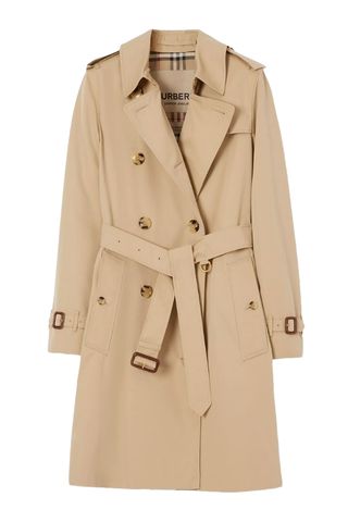 Burberry Kensington Double-Breasted Trench Coat