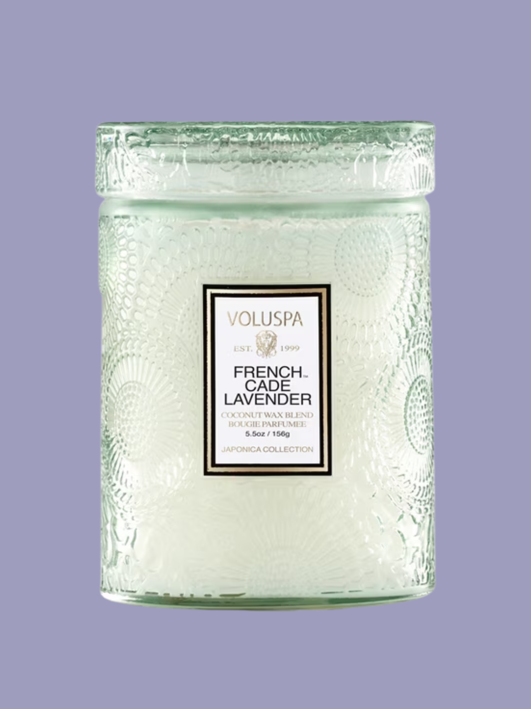 A French cade scented candle from Voluspa