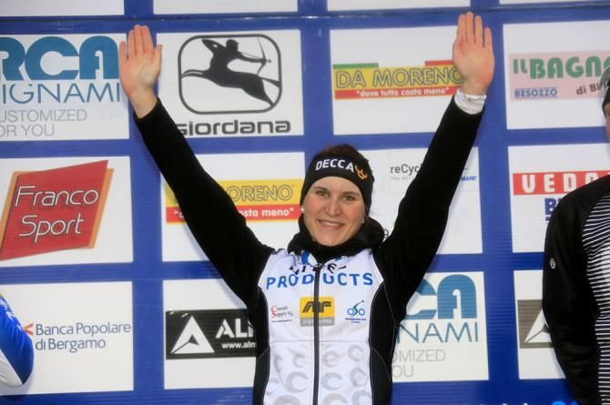Elisa Longo Borghini (Hitec Products) won the Trofeo Alfredo Binda World Cup