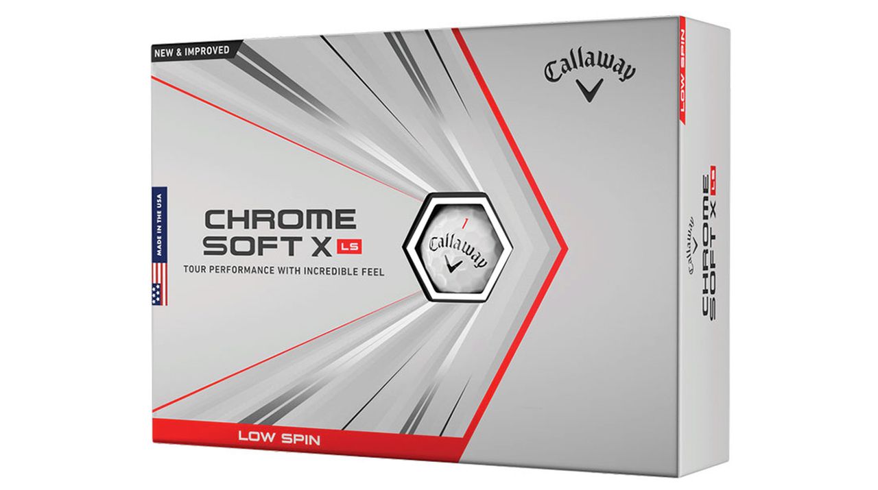 Callaway Chrome Soft X LS Ball packaging