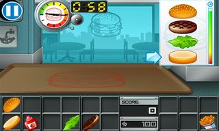 Burger Game Screen