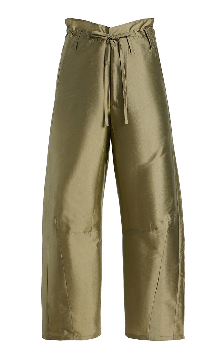 Techno Taffeta Barrel Pants