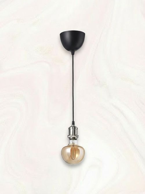 J&auml;llby/Molnart Pendant Lamp - Brown Clear Glass